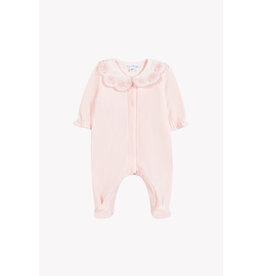 Tartine & Chocolat Tartine et Chocolat - roze kruippakje geborduurde kraag