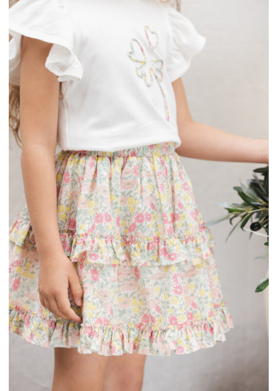 Tartine & Chocolat Tartine et Chocolat - bloemen rokje