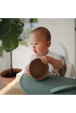 Mushie Mushie - Silicone Bowl Rond Met Zuignap - Natural