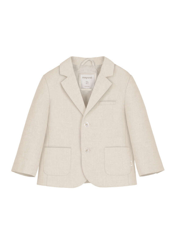 mayoral Mayoral - Blazer linnen ecru