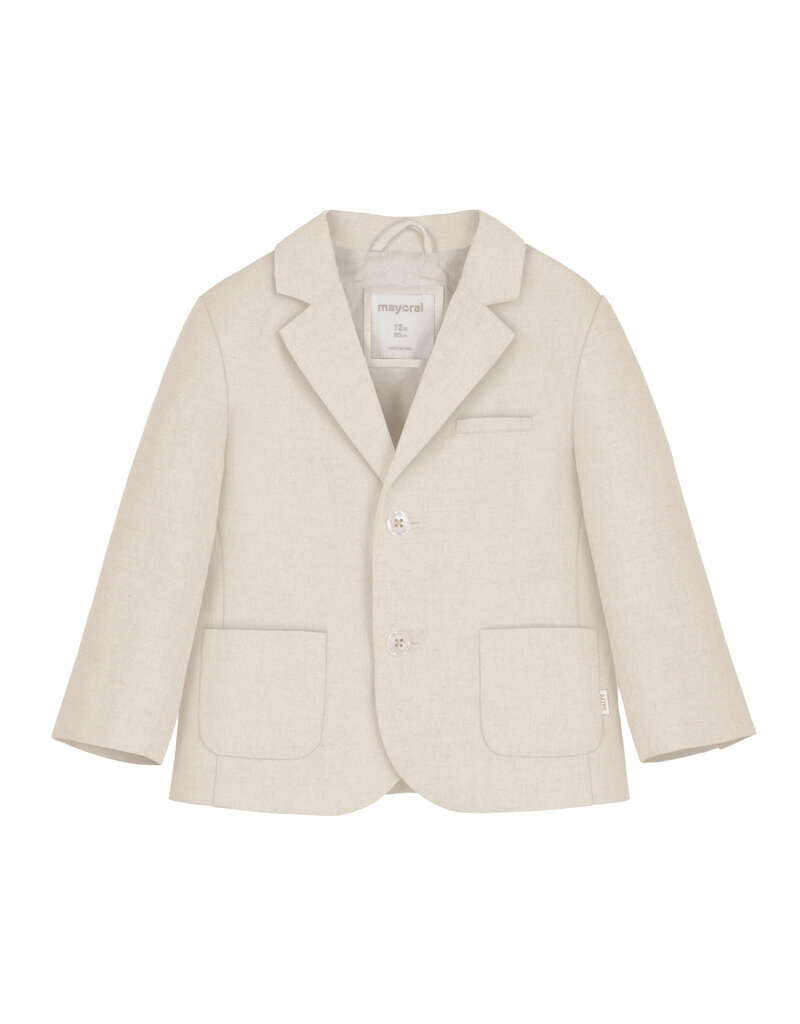 mayoral Mayoral - Blazer linnen ecru