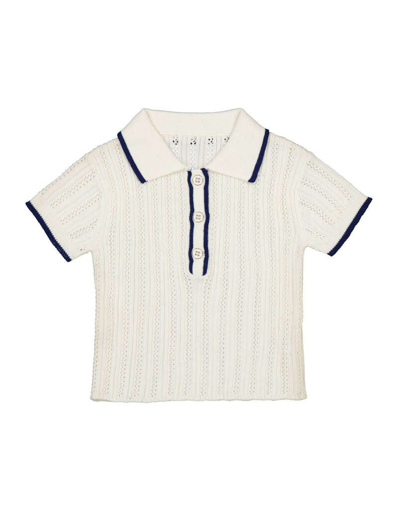 mayoral Mayoral - Polo Louise wit/blauw