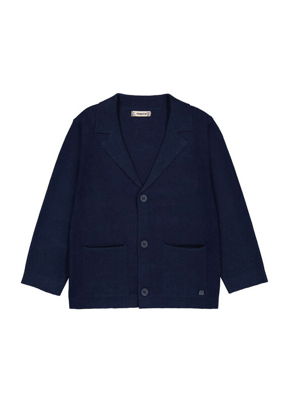 mayoral Mayoral - Knitted jasje - donker blauw