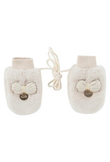 Natini Natini-handschoenen-fur/bow-cream