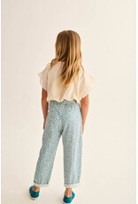 Cozmo Cozmo -T-shirt Iris - Ruffle mouw - Ivory