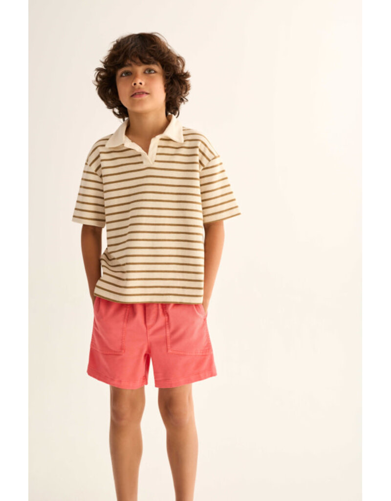 Cozmo Cozmo - Polo Drake - Sand striped