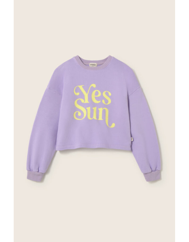 Cozmo Cozmo - Trui - Yes Sun -  Lavender