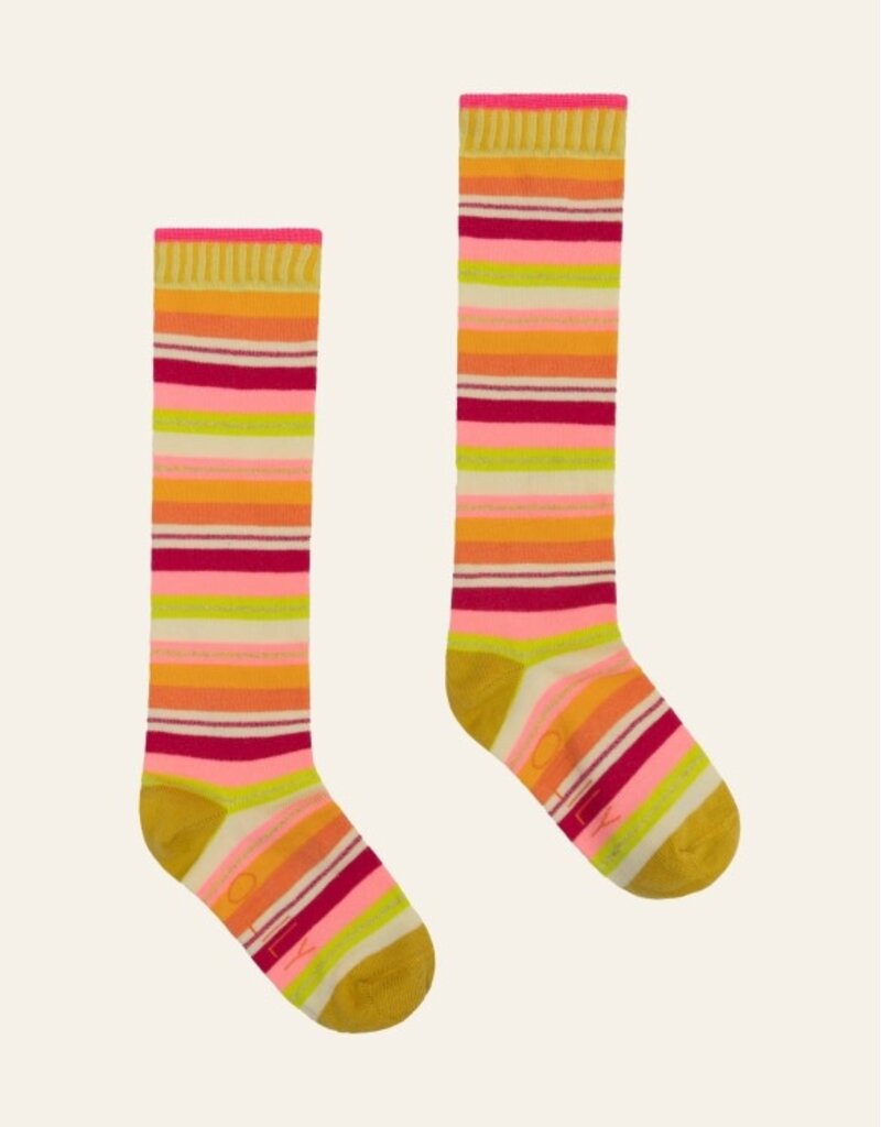 Oilily Oilily-hoge sokjes-Mau-almond oil