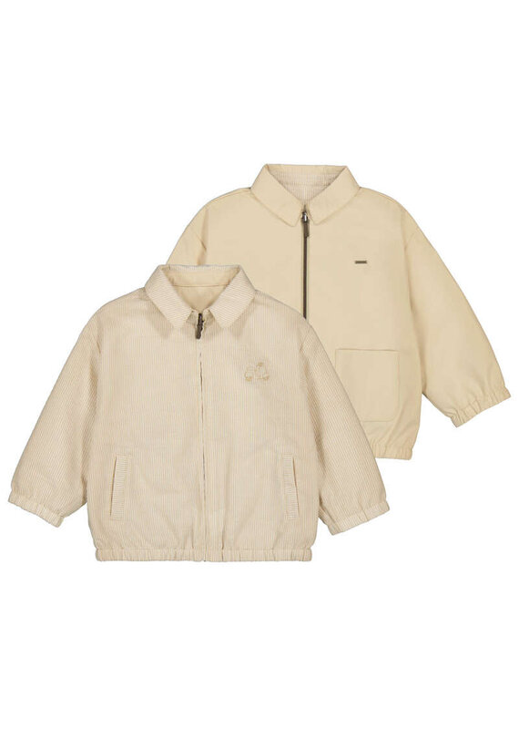 mayoral Mayoral - Omkeerbaar jasje boys - Beige / striped