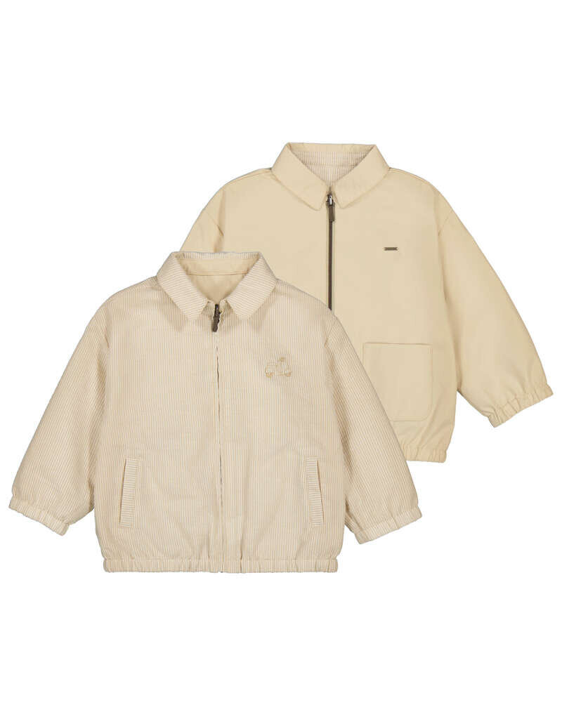 mayoral Mayoral - Omkeerbaar jasje boys - Beige / striped