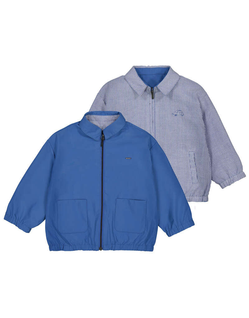 mayoral Mayoral - Omkeerbaar jasje boys - Blauw / striped