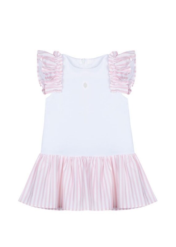 Patachou Patachou - Jurk Jacky - offwhite/pink