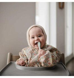 Mushie Mushie - 1st baby lepels Cambridge Blue/shifting sand