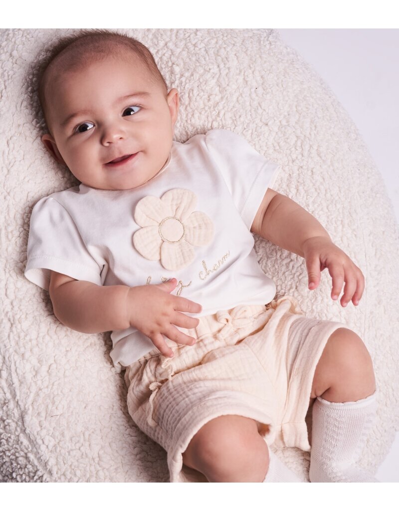 Gymp Gymp - t shirt daisy beige