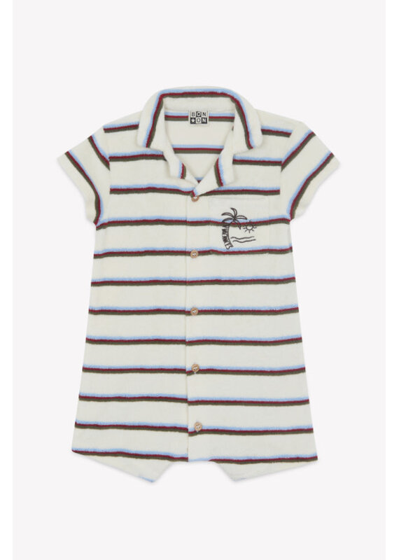 Bonton Bonton - Kruippakje spons - striped