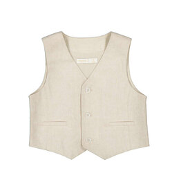 mayoral Mayoral - Gilet linnen beige