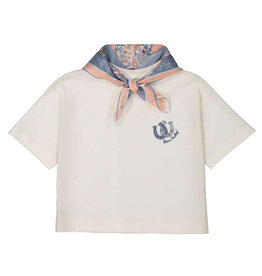 mayoral Mayoral - Tshirt met sjaaltje - Cowboy