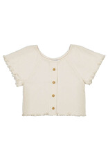 mayoral Mayoral - Tshirt Ruffle - Ecru