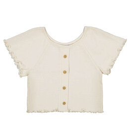 mayoral Mayoral - Tshirt Ruffle - Ecru