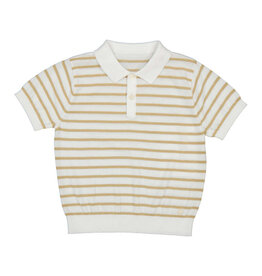 mayoral Mayoral - Basic Polo - Cream Striped