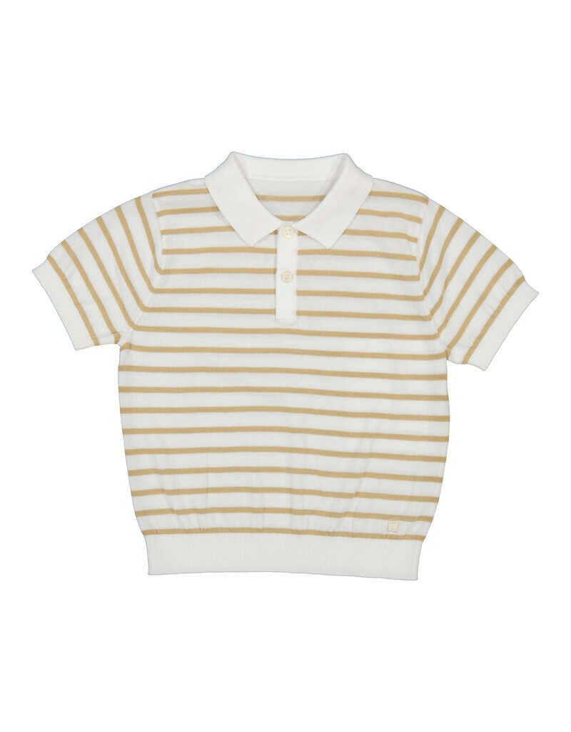 mayoral Mayoral - Basic Polo - Cream Striped
