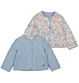 mayoral Mayoral - Omkeerbare jas - Bloemen/blauw