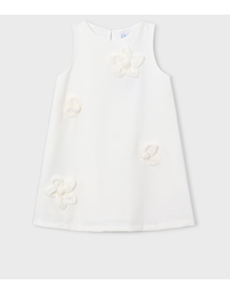 mayoral Mayoral - kleedje met bloemenapplicaties