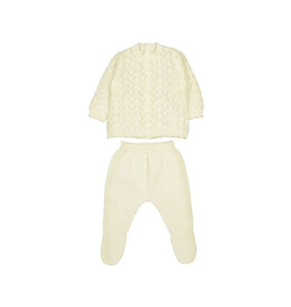 mayoral Mayoral -  Knitted setje - ivory