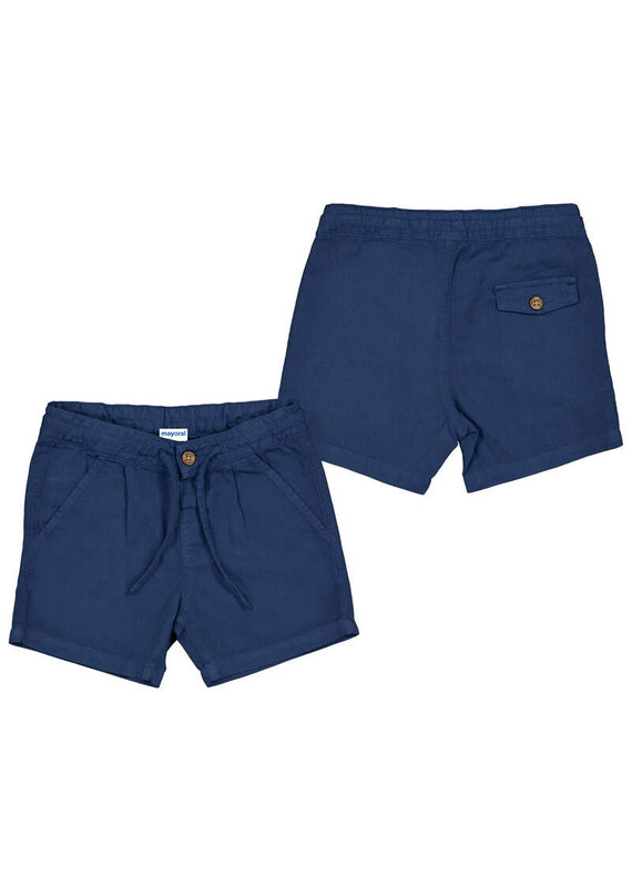 mayoral Mayoral - Linnen shorts boys blauw