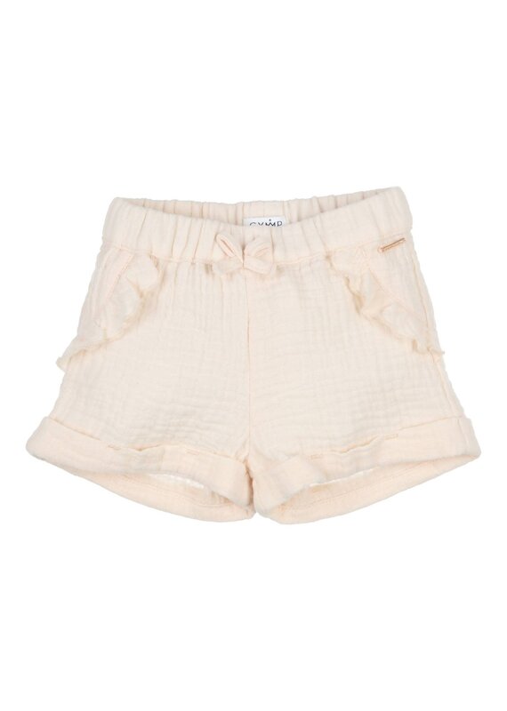 Gymp Gymp-short Risa met frul-beige