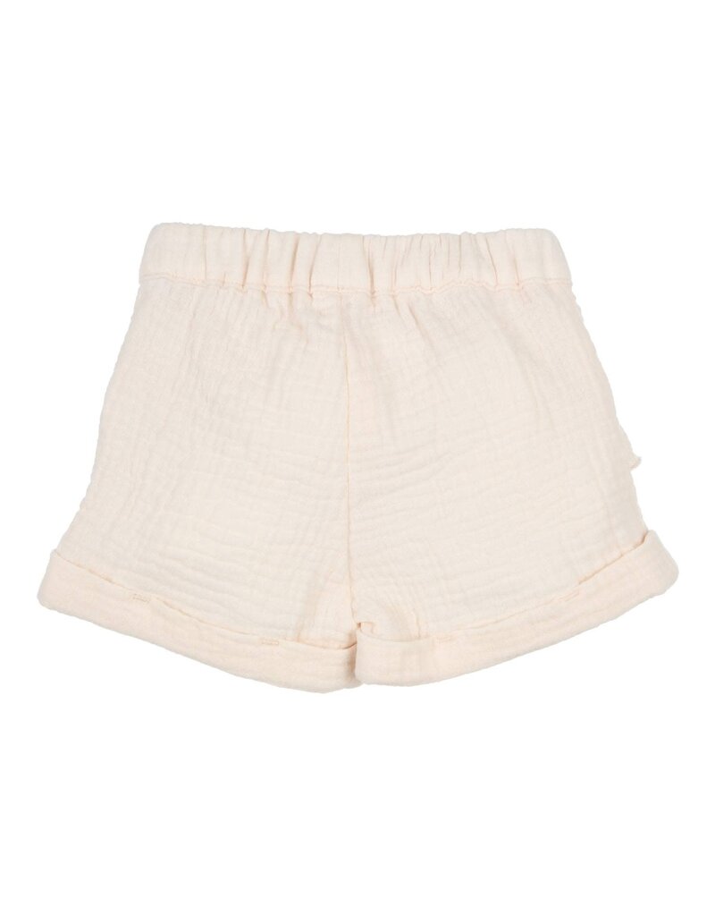 Gymp Gymp-short Risa met frul-beige