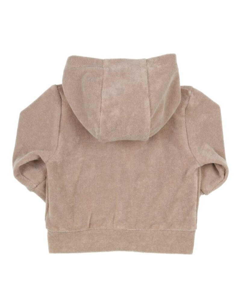 Gymp Gymp- Cardigan met rits-Ido-lichtbruin