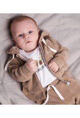 Gymp Gymp- Cardigan met rits-Ido-lichtbruin