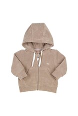 Gymp Gymp- Cardigan met rits-Ido-lichtbruin