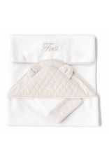First First - Badcape en washandje - Silent Sands - Beige