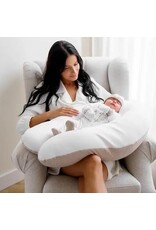 First First - Zwangerschaps- Voedingskussen - Beige/wit
