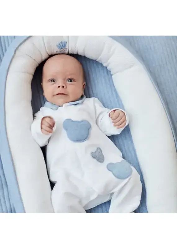 First First - Azzuro blauw - babynest