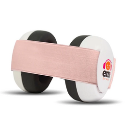 Em's Baby Earmuffs Gehoorbeschermers wit/coral