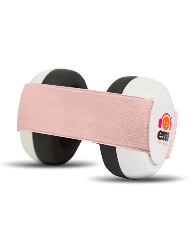 Em's Baby Earmuffs Gehoorbeschermers wit/coral
