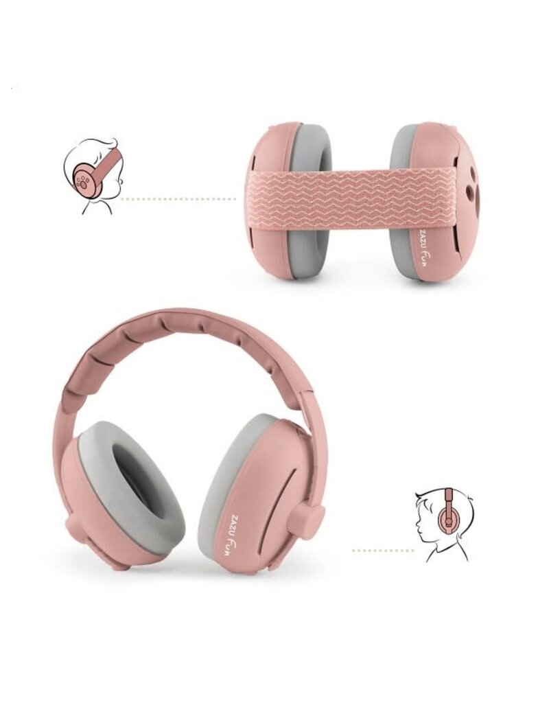zazu Zazu - earmuffs baby & junior rose
