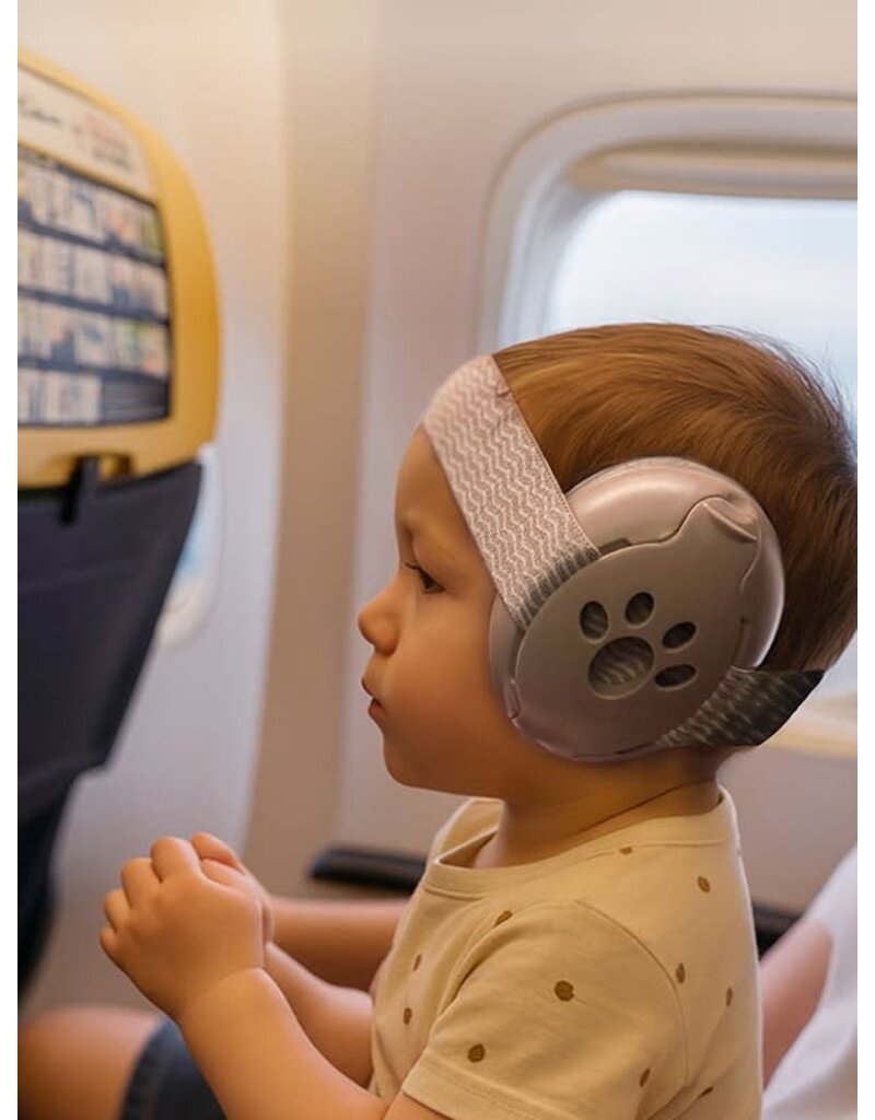 zazu Zazu - earmuffs baby & junior taupe