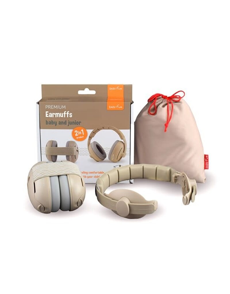 zazu Zazu - earmuffs baby & junior taupe