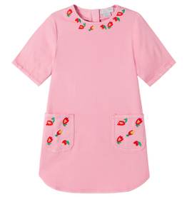 Stella McCartney Stella mccartney - roze jeans  kleedje embroidered