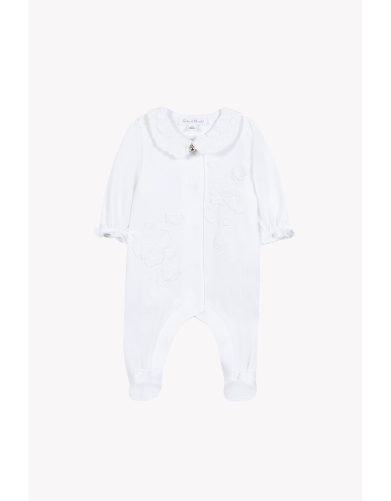 Tartine & Chocolat Tartine et Chocolat - Kruippakje Fleur - Wit