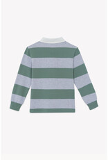 Tartine & Chocolat Tartine et Chocolat - Polo Striped Grijs/groen Dinosaurus