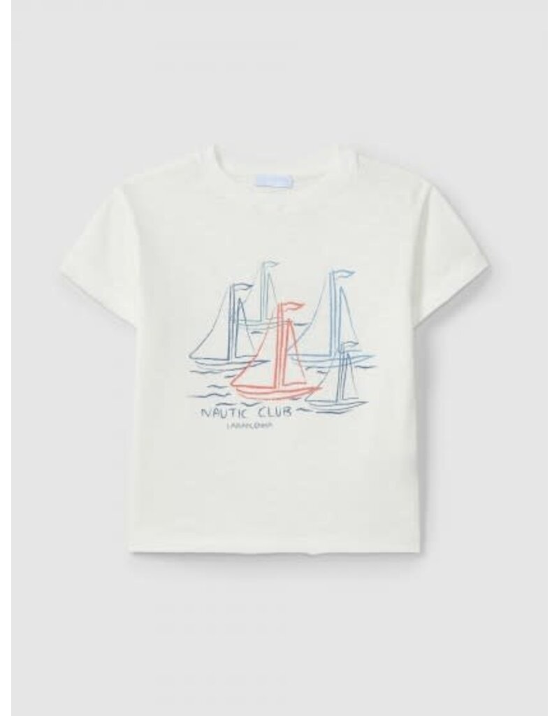 Laranjinha Laranjinha-T-shirt Nautic Club-off white