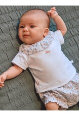 Laranjinha Laranjinha-setje Flowers- wit/bloemetjes