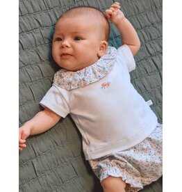 Laranjinha Laranjinha-setje Flowers- wit/bloemetjes