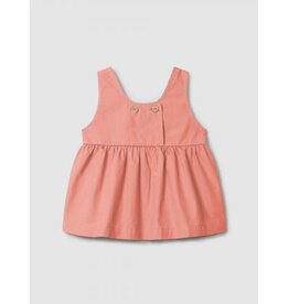 Laranjinha Laranjinha-Jurkje pinafore met knoopjes-raspberrie