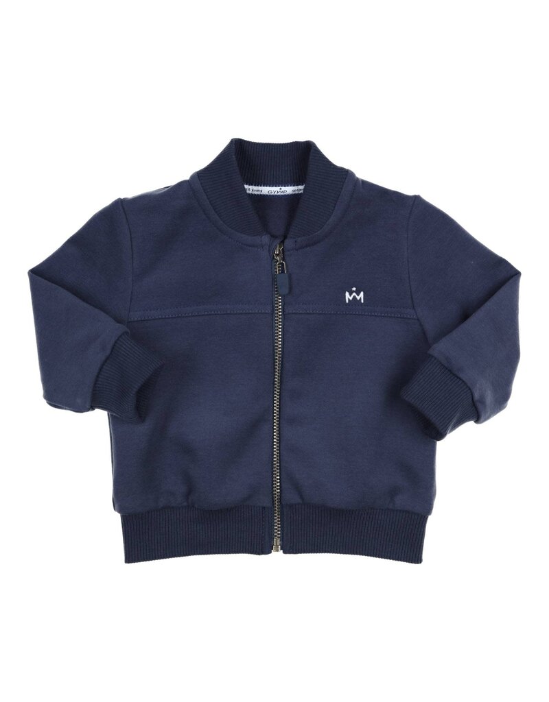 Gymp Gymp - cardigan met rits blauw
